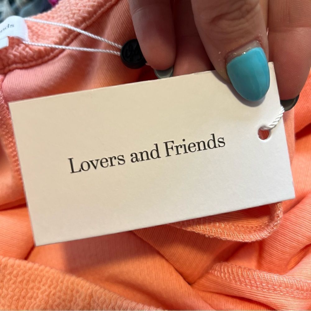 Revolve, Lovers and Friends, Lydia Short in Peach NWT Medium Pull on - Picture 9 of 12